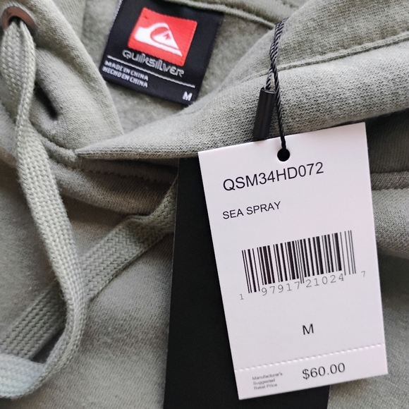 QUIKSILVER NEW Boardriders Palm Pullover Hoodie - Picture 7 of 8